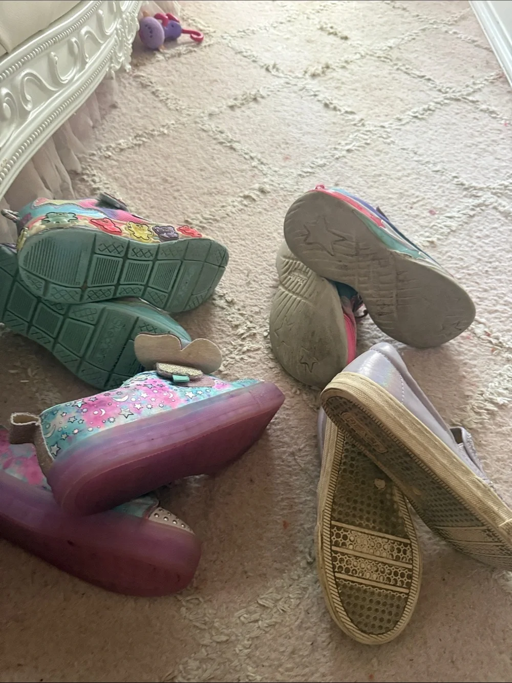 4  Kids Multi-Color Sneakers & Slip-Ons Bundle